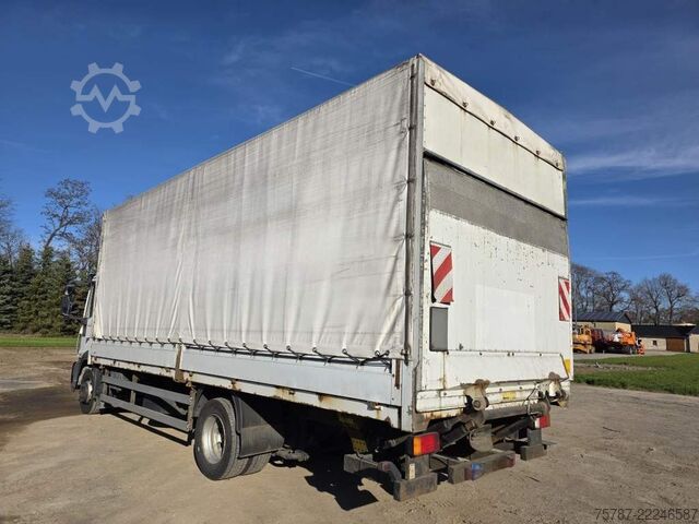 Planbil med presenning IVECO 120E25 Pritsche&Plane,Ladebordwand 1,5 To