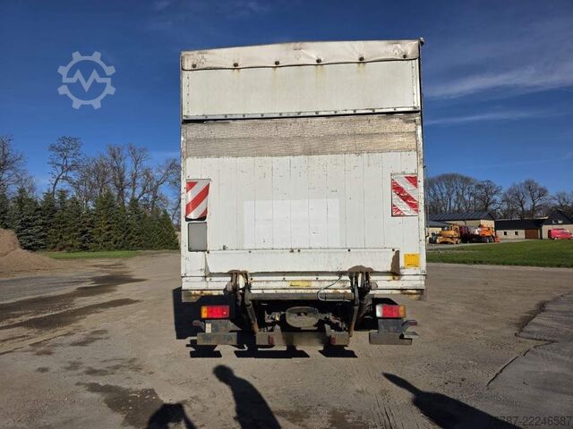 Planbil med presenning IVECO 120E25 Pritsche&Plane,Ladebordwand 1,5 To