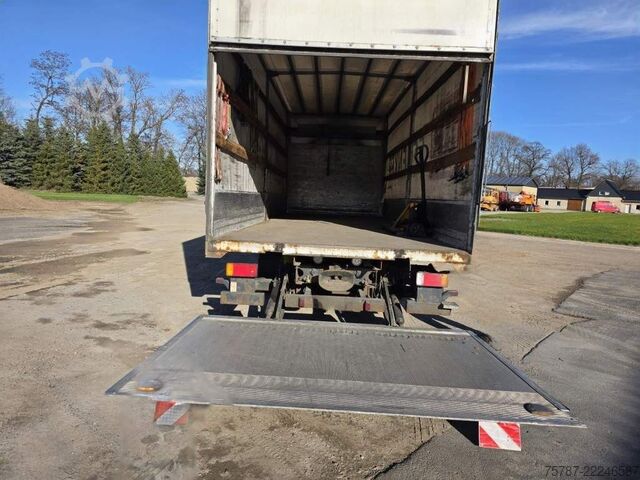 Planbil med presenning IVECO 120E25 Pritsche&Plane,Ladebordwand 1,5 To