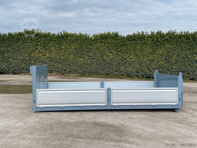 Roll-off container  CONTAINER NUOVO A PIANALE CON PIANTONI RIMOVIBILI