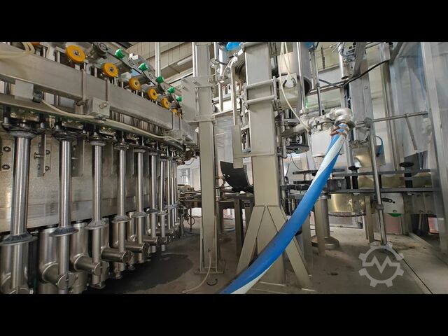 Linha de envase usada KRONES para cerveja - vidro - 24000 bph Fischer 