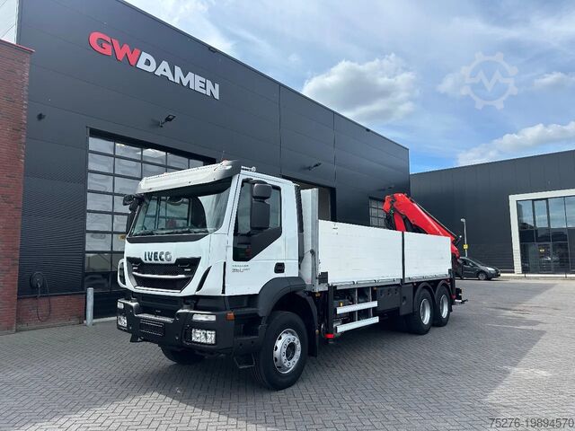 Camion-grue Iveco Trakker 360 6x4 Palfinger PK 33002-EH E + Fly J...