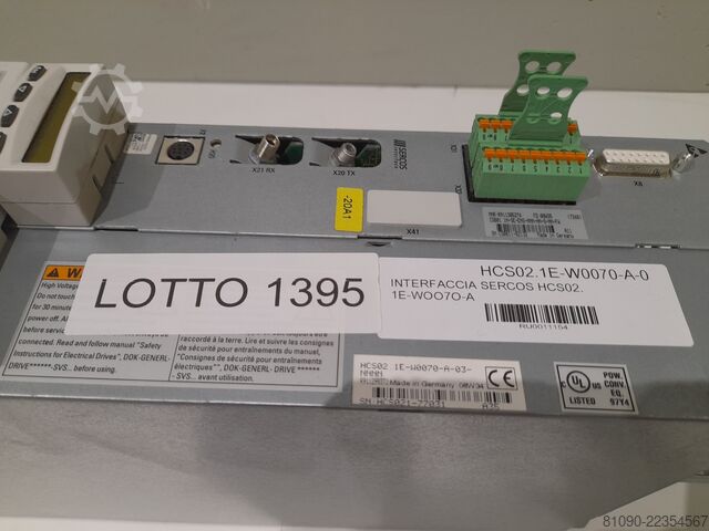 INTERFACCIA SERCOS HCS02 REXROTH REXROTH HCS02.1E-W0070-A-03-NNNN