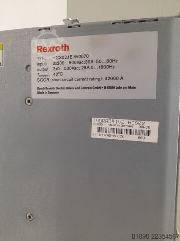 INTERFACCIA SERCOS HCS02 REXROTH REXROTH HCS02.1E-W0070-A-03-NNNN