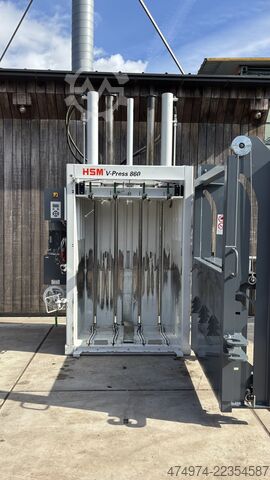 Ballenpresse, Abfallpresse, Abfallverarbeitung HSM V-Press 860