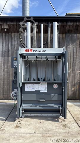 Ballenpresse, Abfallpresse, Abfallverarbeitung HSM V-Press 860