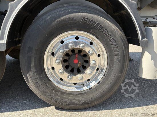 Semi-reboque basculante MENCI MENCI KASTENMULDE SL740R,  GETREIDESCHIEBER, LIFTACHSE