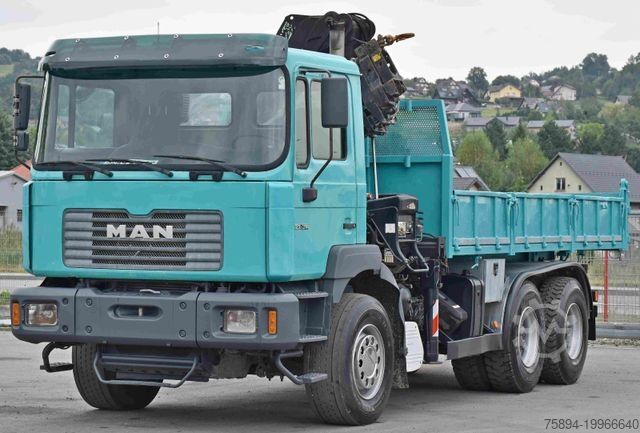 Кран, монтиран на камион MAN 27-314 * HIAB 220 C - 3 + FUNK * 6x4