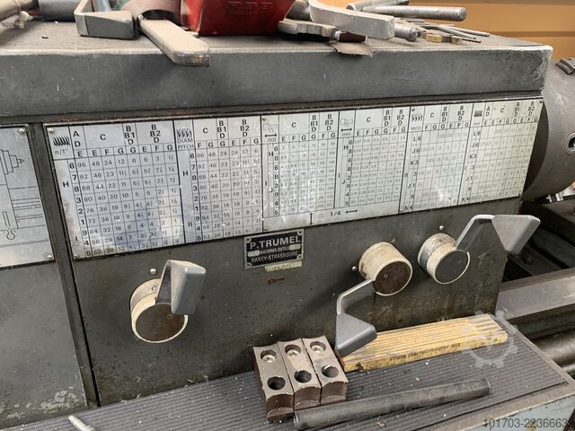 Parallele Drehmaschine Muller & Pesant Ø 520 mm x Length 2500 mm
