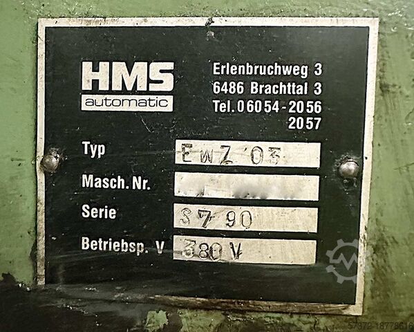 Système de poinçonnage HMS EwZ 03 S7 90/ GKNT 250