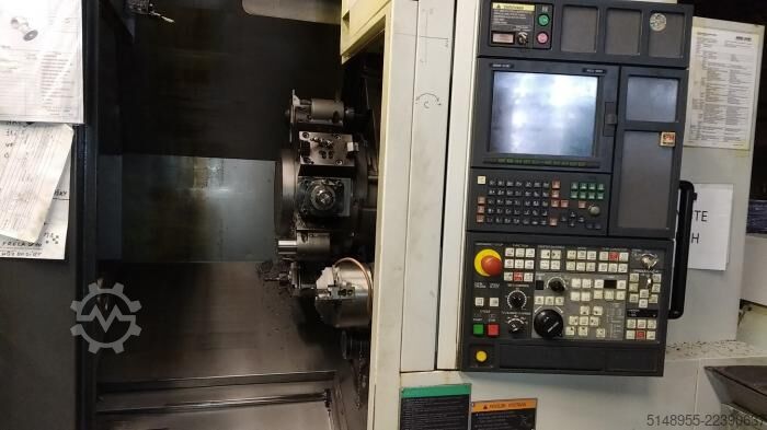 CNC sústružnícko-frézovacie centrum Mori Seiki NL 2000SY + dopravník třísek