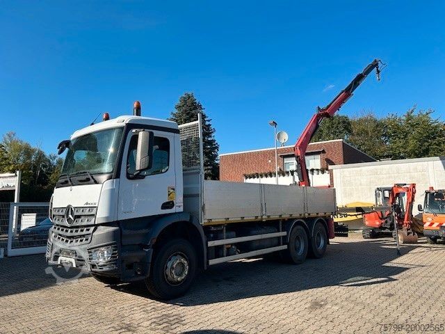 Gru montata su autocarro MERCEDES-BENZ 2636 Pritsche + Fassi F135 Kran 6x4 Blatt-Blatt