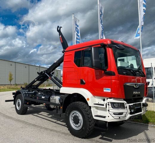 其他 MAN TGM 18.250 4x4 /Abroller/Hiab/NL 9 to/3-Sitze