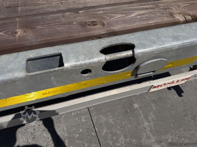 Trailer gandeng low loader Möslein TTA33 Schwebheim  31 t Tridemtieflader, neuwertig