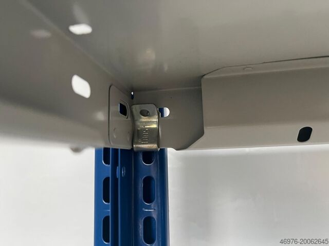 Lagerbyggnad med höglager META CLIP / Regallänge: 2,15 lfm. Abm.: 2490 x 635mm