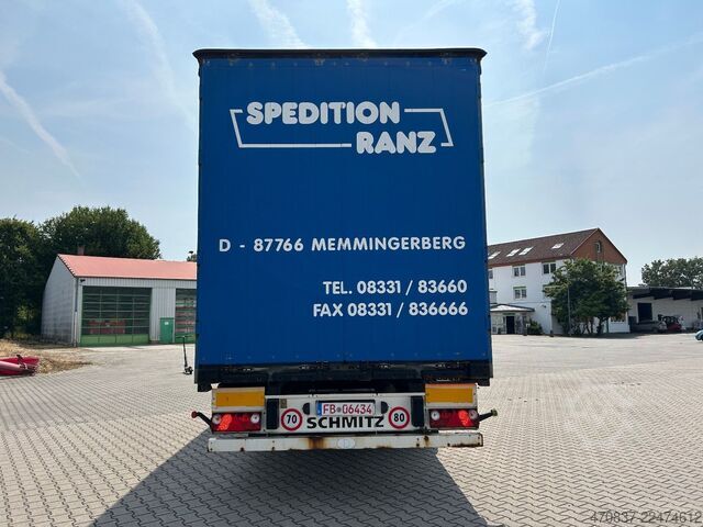 Открытый полуприцеп с тентом SCHMITZ CARGOBULL S01 / Rahmen Verzinkt
