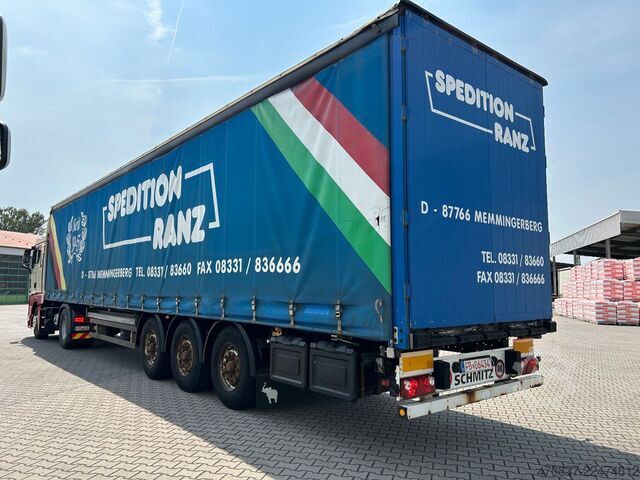 Открытый полуприцеп с тентом SCHMITZ CARGOBULL S01 / Rahmen Verzinkt