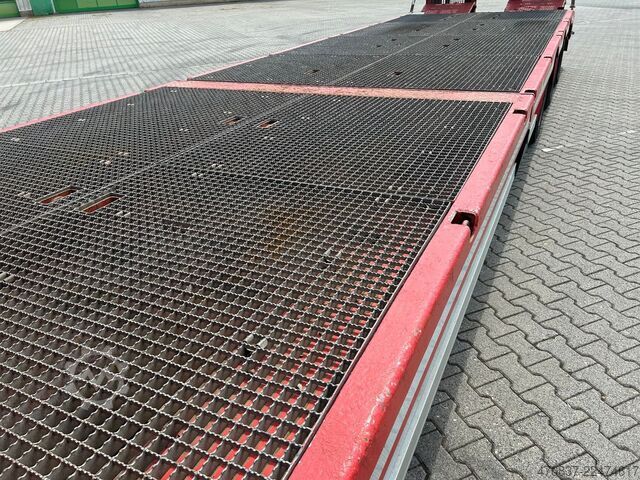 Semirremolque de plataforma baja FAYMONVILLE F-S43-1ABA / hydr. Hubbed / Funk / Seilwinde