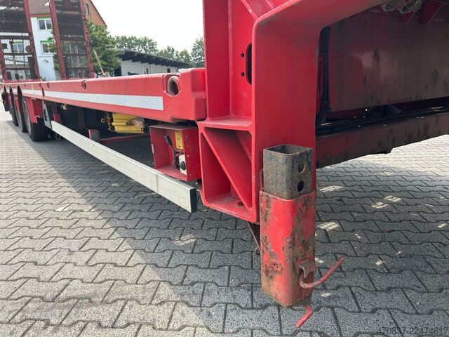 Semirremolque de plataforma baja FAYMONVILLE F-S43-1ABA / hydr. Hubbed / Funk / Seilwinde