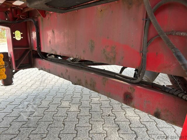Semirremolque de plataforma baja FAYMONVILLE F-S43-1ABA / hydr. Hubbed / Funk / Seilwinde