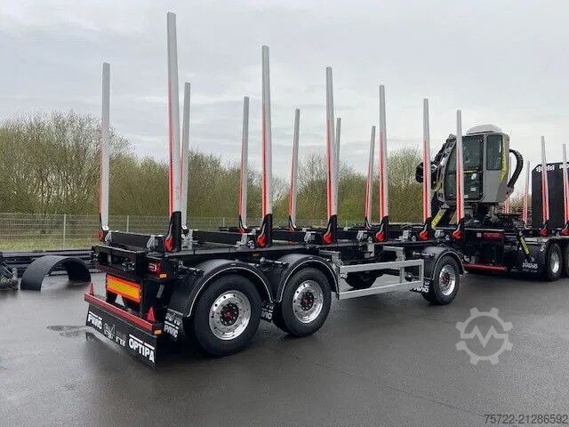 Timber transporter PAVIC HTA27 68E/Luftfederung/Schemel/Achse Liftbar HT...