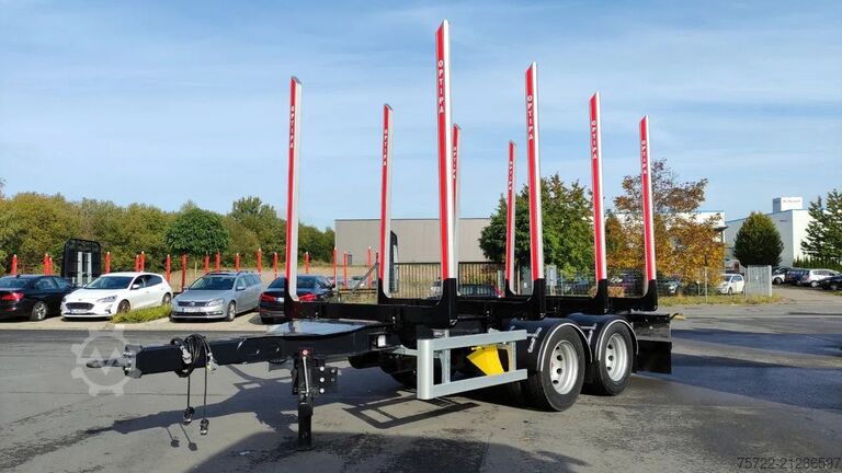 Timber transporter PAVIC ZHTA 18 56Z 22,5" 2-Achs Tandem Schemel SOFORT!...