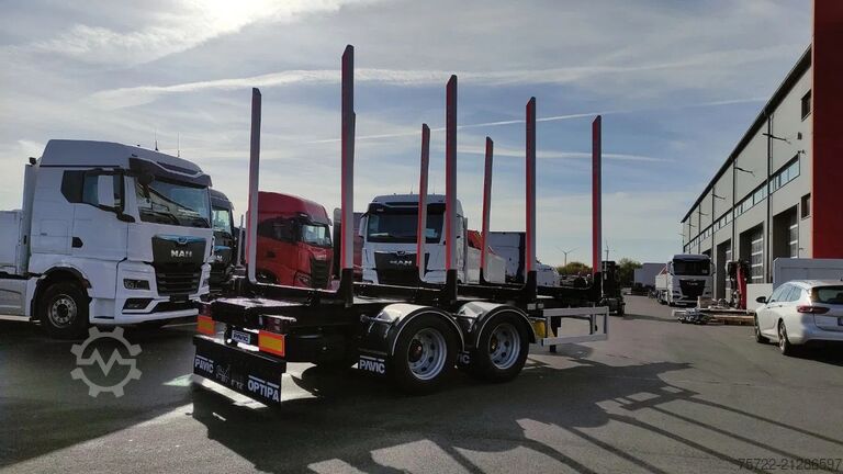 Timber transporter PAVIC ZHTA 18 56Z 22,5" 2-Achs Tandem Schemel SOFORT!...