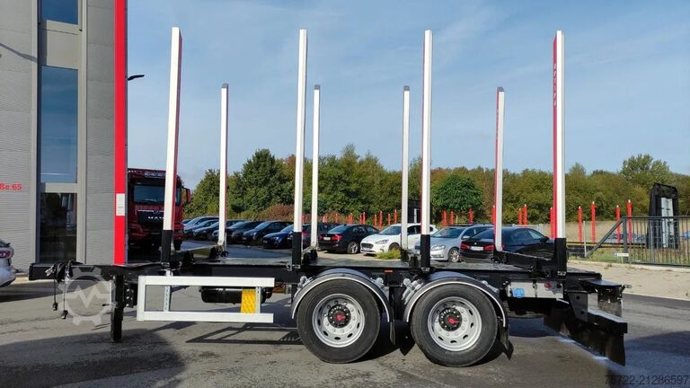 Timber transporter PAVIC ZHTA 18 56Z 22,5" 2-Achs Tandem Schemel SOFORT!...