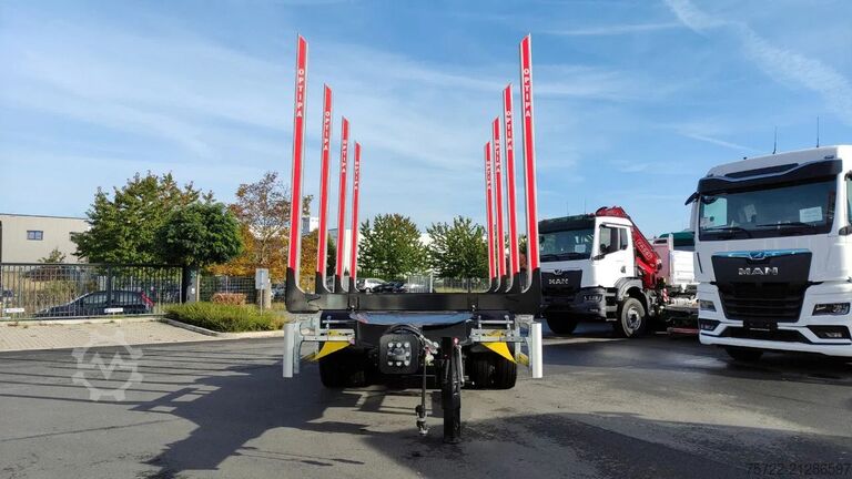 Timber transporter PAVIC ZHTA 18 56Z 22,5" 2-Achs Tandem Schemel SOFORT!...