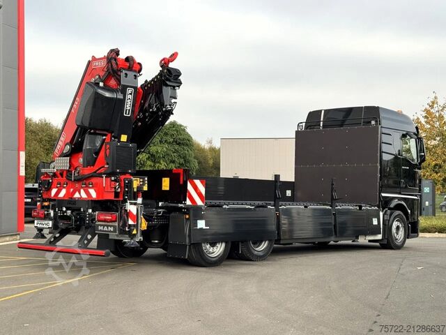 Crane truck MAN TGX 26.540 6x2-4 LL Containerpritsche Fassi 545