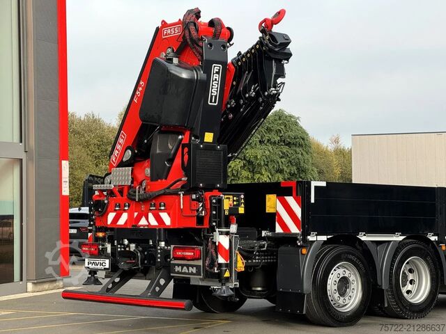 Crane truck MAN TGX 26.540 6x2-4 LL Containerpritsche Fassi 545