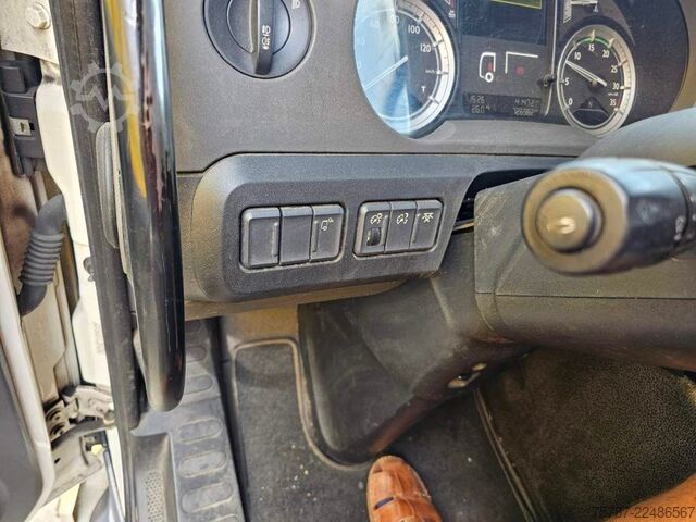 Camión plataforma con toldo DAF DAF CF 310 Space Cab, Gardine, Ladebordwand 1,5
