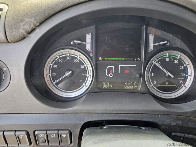 Camión plataforma con toldo DAF DAF CF 310 Space Cab, Gardine, Ladebordwand 1,5