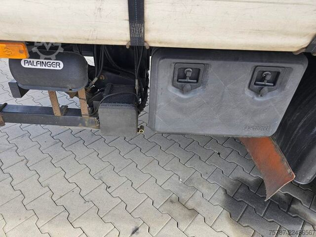 Camión plataforma con toldo DAF DAF CF 310 Space Cab, Gardine, Ladebordwand 1,5
