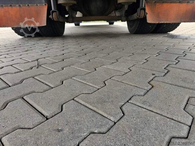 Camión plataforma con toldo DAF DAF CF 310 Space Cab, Gardine, Ladebordwand 1,5