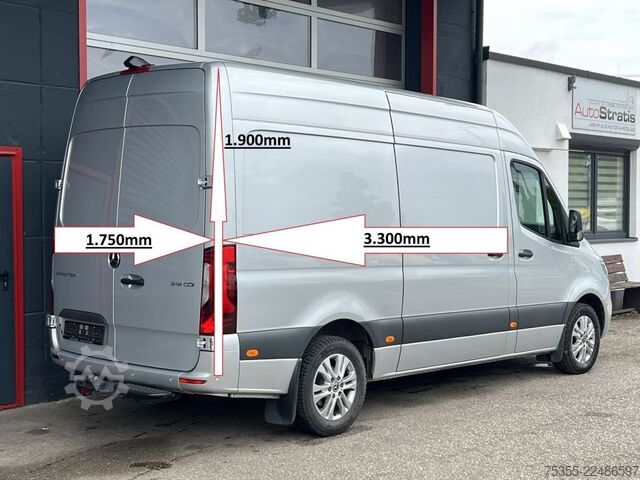 Furgoneta de caja alta MERCEDES-BENZ Sprinter 319 CDI DISTRONIC NAVI 10MBUX 360° CAM