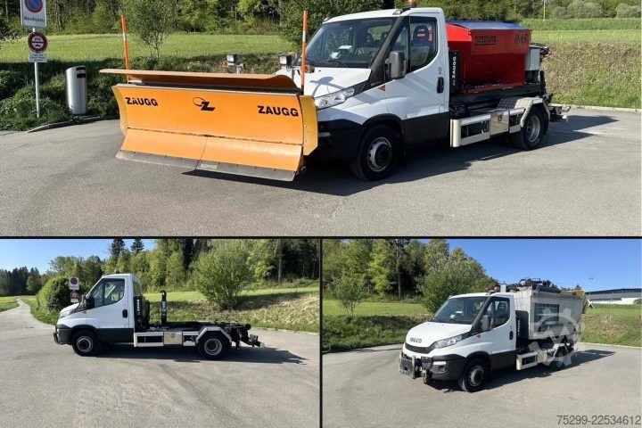 Tovornjak s kavljem za kontejnerje Iveco 70C17 Haken / Kehricht / WD