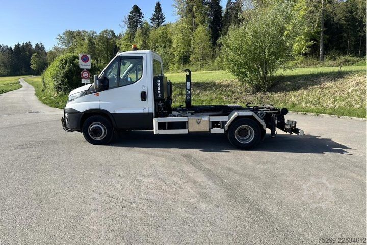 Tovornjak s kavljem za kontejnerje Iveco 70C17 Haken / Kehricht / WD