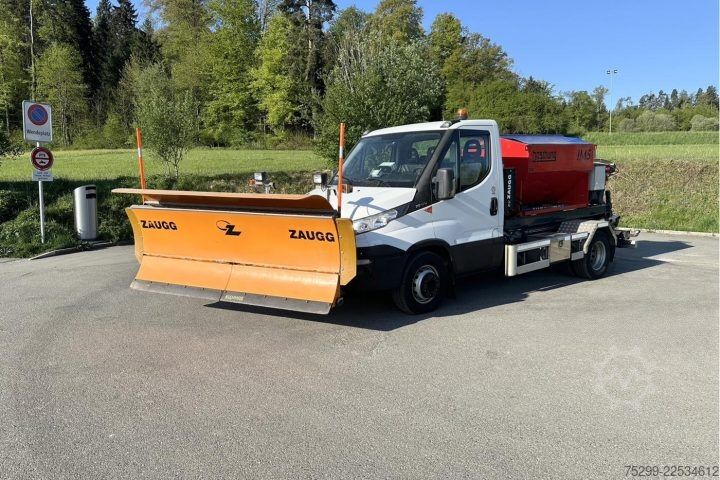 Tovornjak s kavljem za kontejnerje Iveco 70C17 Haken / Kehricht / WD