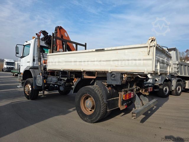 Truk jungkit MERCEDES-BENZ Atego 1828 / 4X4 ALLRAD / Meiller / 18m Kran