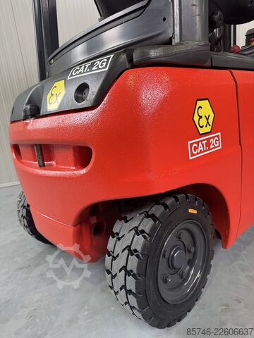 E 20 PL - 386 / 02 Evo * Atex EX * Proplan 2G / Z1 * Triplex FFL * NEW battery! LINDE E 20 PL - 386 / 02 Evo * Atex EX * Proplan 2G / Z1 * Triplex FFL * NEW battery !!