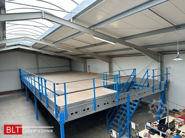 Opbevaringsplatform 10x20m Lagerbühne , Belastung : 500kg/qm Unterkante: 2,5m ,ca. 200qm Systembühne