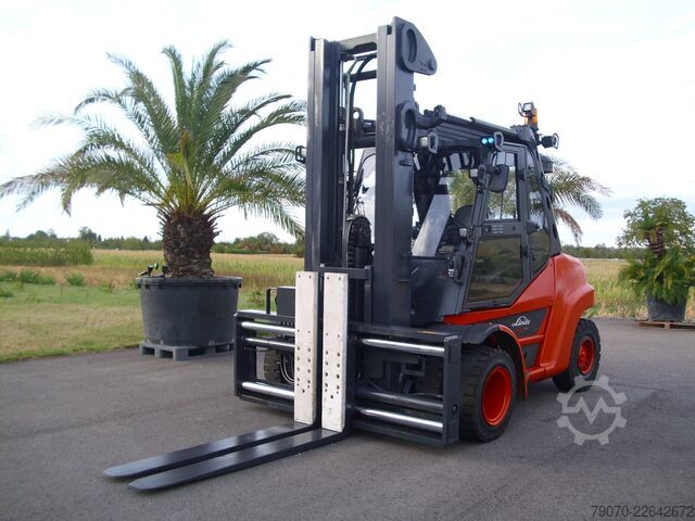Chariot élévateur Linde H80D-03/900-X396- EVO TRIPLEX -ZVG/SS -