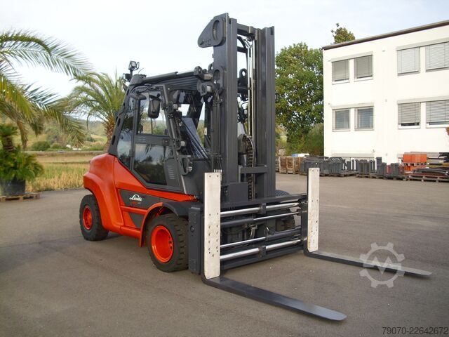 Chariot élévateur Linde H80D-03/900-X396- EVO TRIPLEX -ZVG/SS -