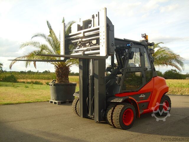 Chariot élévateur Linde H80D-03/900-X396- EVO TRIPLEX -ZVG/SS -