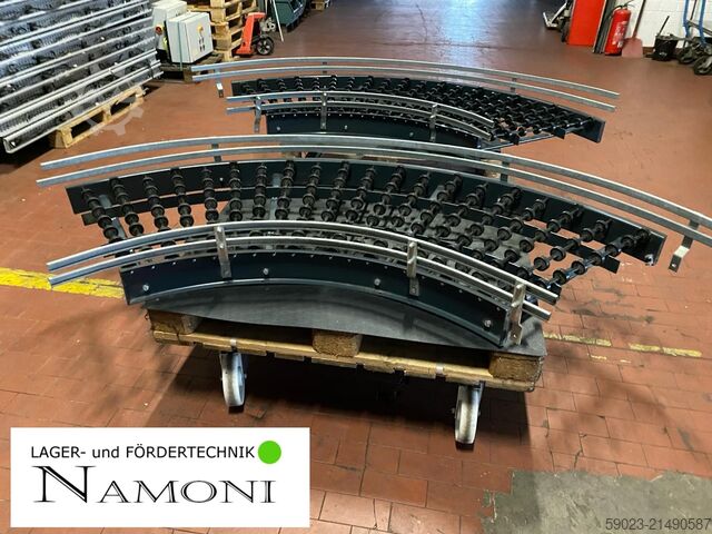 đường cong băng tải con lăn, đường cong băng tải con lăn nhỏ Costo Röllchenbahnkurve 90 Grad