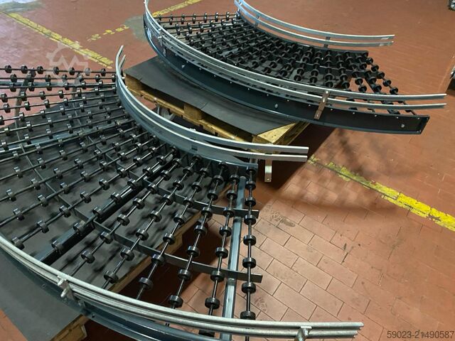 đường cong băng tải con lăn, đường cong băng tải con lăn nhỏ Costo Röllchenbahnkurve 90 Grad