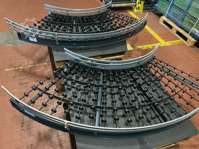 đường cong băng tải con lăn, đường cong băng tải con lăn nhỏ Costo Röllchenbahnkurve 90 Grad