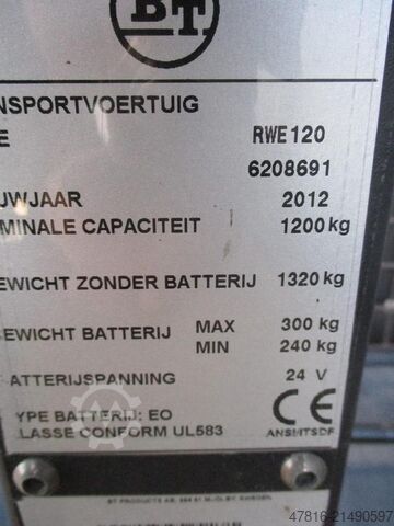 Ročni viličar TOYOTA RWE120