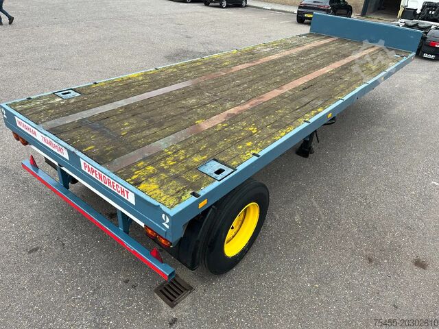 Platform trailer Pacton 1520DS - GVW 20.000KG - Twistlocks - APK/TUV/MO...